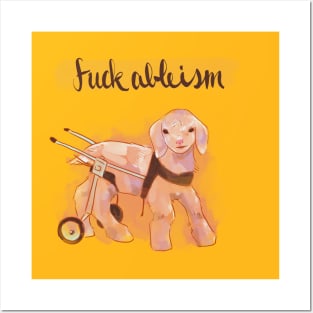 Fuck Ableism Posters and Art